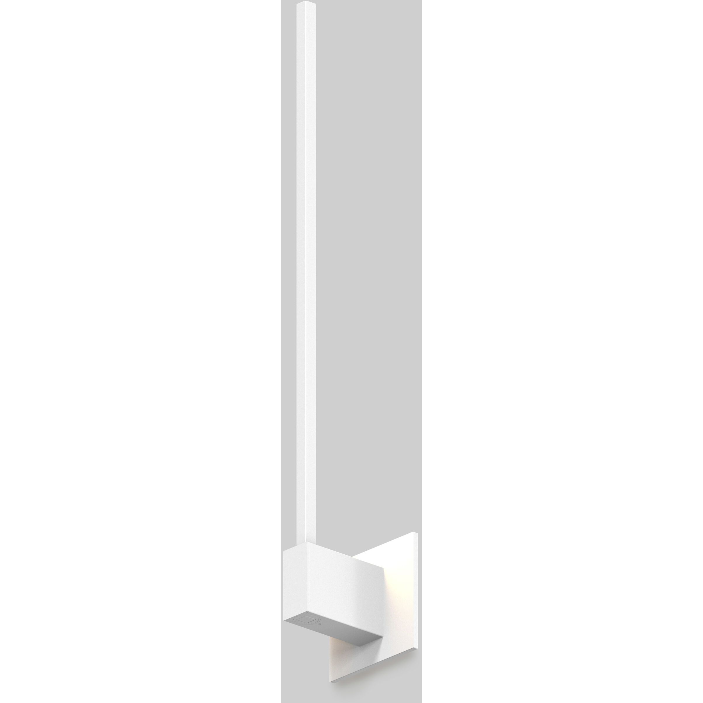 Z-Bar LED 24 inch Matte white Wall Sconce Wall Light, End Mount